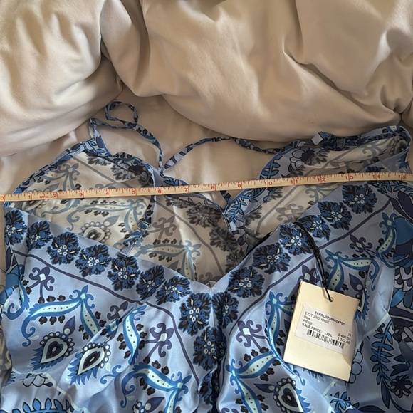 Sandro TURQUOISE WOVEN DRESS - Picture 12 of 12